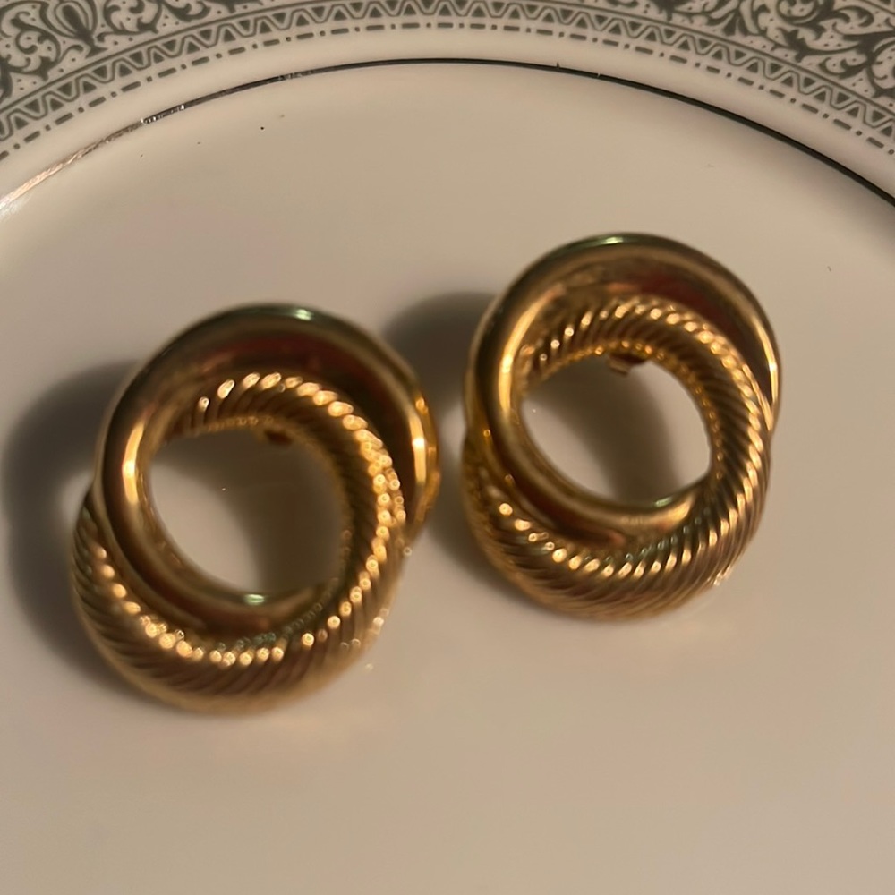 Gold Tone Earrings